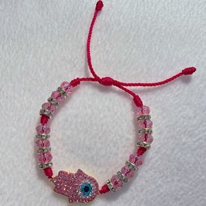 Handmade evil eye bracelet nylon ajustable string